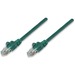 Intellinet Network Solutions Cat5e UTP Network Patch Cable, 14 ft (5.0 m), Green - RJ45 Male / RJ45 Male