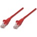Intellinet Network Solutions Cat5e UTP Network Patch Cable, 14 ft (5.0 m), Red - RJ45 Male / RJ45 Male