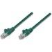 Intellinet Network Solutions Cat5e UTP Network Patch Cable, 25 ft (7.5 m), Green - RJ45 Male / RJ45 Male