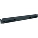 Middle Atlantic 1RU Blank Rack Panel - Steel & Flanged with Handles - Black - 1U Rack Height - 1.8" Height