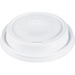 Dart Cappuccino Domed Lid - Dome - Plastic - 100 / Bag - 100 Per Bag - White