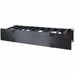 APC by Schneider Electric Horizontal Cable Manager - Cable Manager - Black - 2U Rack Height