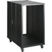 Claytek 18U 800mm Depth Simple Server Rack - 18U Rack Height - Black - Steel - 220 lb Maximum Weight Capacity