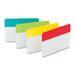 Post-it File Tab - Write-on Tab(s) - 2" Tab Height x 1.50" Tab Width - Assorted Tab(s) - Durable, Repositionable, Wear Resistant, Tear Resistant - 24 / Pack