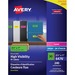Avery High Visibility Removable ID Labelsfor Laser and Inkjet Printers, 2?" x 1" - 1" Width x 2 5/8" Length - Removable Adhesive - Rectangle - Laser, Inkjet - Neon Blue, Neon Green, Neon Magenta, Neon Yellow - 30 / Sheet - 240 / Pack - Self-adhesive,