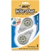 BIC Wite-Out Brand EZ Correct Correction Tape Refills, 11.9 Meters, 2-Count Pack of Correction Tape Refills, Fast, Clean and Easy to Use Tear-Resistant Tape Office or School Supplies - 11.9 Meters Length - White Tape - Refillable, Easy to Use, Tear Resistant, Film-based, Comfortable, Quick Drying, Self-winding - 2 Pack