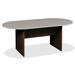 Heartwood Innovations Racetrack Table Base - 71" x 35.5" x 28" - Finish: Evening Zen, Laminate - Modesty Panel