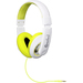 SYBA Multimedia Headset - Stereo - Mini-phone (3.5mm) - Wired - 32 Ohm - 20 Hz - 20 kHz - Over-the-head - Binaural - Ear-cup - 4.83 ft Cable - Lime, White