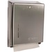 San Jamar C-Fold/Multifold Paper Towel Dispenser - C Fold, Multifold Dispenser - 500 x Towel Multifold, 300 x Towel C Fold - 14.8" Height x 11.4" Width x 4" Depth - Stainless Steel - Chrome - Key Lock, Touch-free - 1 / Each