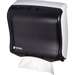 San Jamar C-fold/Multi-fold Towel Dispenser - C Fold, Multifold, Touchless Dispenser - 400 x Multifold, 240 x C Fold - 11.5" Height x 11.5" Width x 6" Depth - Plastic - Black Pearl - Compact, Durable, Impact Resistant - 1 Each