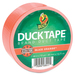Duck Brand Color Duct Tape - 15 yd Length x 1.88" Width - 1 / Roll - Neon Orange