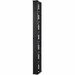 APC by Schneider Electric Cable Manager - Cable Manager - Black - 1 Pack - 1U Rack Height