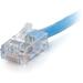 C2G-25ft Cat6 Non-Booted Network Patch Cable (Plenum-Rated) - Blue - Category 6 for Network Device - RJ-45 Male - RJ-45 Male - Plenum-Rated - 25ft - Blue