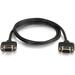 C2G 15ft CMG-Rated DB9 Low Profile Cable F-F - 15 ft Serial Data Transfer Cable for Monitor - First End: 1 x 9-pin DB-9 Serial - Female - Second End: 1 x 9-pin DB-9 Serial - Female - Shielding - Black