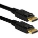 QVS 15ft DisplayPort Digital A/V Cable with Latches - 15 ft DisplayPort A/V Cable for Audio/Video Device, TV, LCD TV, Monitor - First End: 1 x 20-pin DisplayPort 1.1 Digital Audio/Video - Male - Second End: 1 x 20-pin DisplayPort 1.1 Digital Audio/Video -