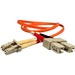 Amer Fiber Optic Duplex Cable - 6.56 ft Fiber Optic Network Cable for Network Device - First End: 2 x SC Network - Male - Second End: 2 x LC Network - Male