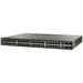 Cisco SF500-48 Ethernet Switch - 48 Ports - Manageable - Fast Ethernet, Gigabit Ethernet - 10/100Base-TX, 10/100/1000Base-T - 2 Layer Supported - 4 SFP Slots - Twisted Pair - 1U - Rack-mountable, Desktop - Lifetime Limited Warranty
