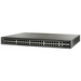 Cisco SF500-48P Ethernet Switch - 48 Ports - Manageable - Fast Ethernet, Gigabit Ethernet - 10/100Base-TX, 10/100/1000Base-T, 1000Base-X - 2 Layer Supported - 4 SFP Slots - Twisted Pair - PoE Ports - 1U - Rack-mountable, Desktop - Lifetime Limited Warrant