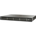 Cisco SG500-52 Ethernet Switch - 48 Ports - Manageable - Gigabit Ethernet, Fast Ethernet - 10/100/1000Base-T - 2 Layer Supported - 4 SFP Slots - Twisted Pair - 1U - Desktop, Rack-mountable - Lifetime Limited Warranty