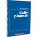 Scholastic Daily Planner - Academic - Daily, Weekly, Yearly - 8 1/2" x 11" White Sheet - Blue - Class Schedule - 1 Each