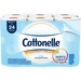 Cottonelle Clean Care Bathroom Tissue - 1 Ply - 4.20" x 4" - White - Soft, Durable - For Home, Office - 12 Rolls Per Pack - 4 / Carton
