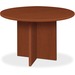 HON 48" Round Conference Table - Round Top - X-shaped Base - 1" Table Top Thickness x 48" Table Top Diameter - Laminated, Medium Cherry - 1 Each
