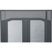 Middle Atlantic Plexi Front Door, 45 RU BGR Racks - Plexiglas, Steel - Black - 45U Rack Height - 81.7" Height x 21.9" Width x 1.4" Depth