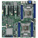 Tyan S7055 Server Motherboard - Intel C602 Chipset - Socket R LGA-2011 - SSI EEB - 128 GB DDR3 SDRAM Maximum RAM - DDR3-1066/PC3-8500, DDR3-800/PC3-6400, DDR3-1333/PC3-10600 - DIMM, UDIMM, LRDIMM, RDIMM - 8 x Memory Slots - Gigabit Ethernet - 6 x SATA Int
