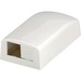 Panduit Mini-Com CBX2WH-AY Mounting Box - 2 x Total Number of Socket(s) - White - Acrylonitrile Butadiene Styrene (ABS)