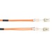 Black Box Fiber Optic Duplex Patch Network Cable - 6.50 ft Fiber Optic Network Cable for Transceiver, Switch, Server, Network Device - First End: 2 x LC Network - Male - Second End: 2 x LC Network - Male - 10 Gbit/s - Patch Cable - OFNR - 62.5/125 µ