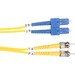 Black Box Fiber Optic Duplex Patch Network Cable - 16.40 ft Fiber Optic Network Cable for Transceiver, Switch, Server, Network Device - First End: 2 x ST Network - Male - Second End: 2 x SC Network - Male - 10 Gbit/s - Patch Cable - OFNR - 9/125 µm 