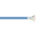 Black Box CAT5e 100-MHz Solid Bulk Cable - 1000 ft Category 5e Network Cable for Network Device - First End: Bare Wire - Second End: Bare Wire - CM - 24 AWG - Blue