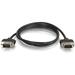 C2G 10ft CMG-Rated DB9 Low Profile Null Modem M-M - 10 ft Serial Data Transfer Cable for Audio/Video Device, Modem - First End: 1 x 9-pin DB-9 Serial - Male - Second End: 1 x 9-pin DB-9 Serial - Male - Shielding - Black