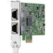 HPE Ethernet 1Gb 2-port 332T Adapter - PCI Express x1 - 2 Port(s) - 2 x Network (RJ-45) - Twisted Pair - Full-height, Low-profile - 10/100/1000Base-T