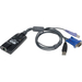 Tripp Lite USB Server Interface Unit Virtual Media & CAC B064 Cat5 KVM TAA - RJ-45/USB/VGA KVM Cable for KVM Switch - First End: 1 x RJ-45 Network - Female - Second End: 1 x 15-pin HD-15 - Male, 2 x USB Type A - Male - Black - TAA Compliant