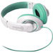 SYBA Multimedia TBinaural Design Teal/White Headset - Stereo - Mini-phone (3.5mm) - Wired - 32 Ohm - 20 Hz - 20 kHz - Over-the-head - Binaural - 4.83 ft Cable - Teal, White