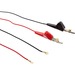 Fluke Networks Test Leads with Angled Bed-of-Nails (ABN) and Piercing Pin Clips - Data Transfer Cable for Test Equipment - First End: RJ-11 Phone - Male - Second End: 2 x Clip