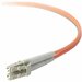 Belkin Fiber Optic Cable, 10GB/100GB Aqua Multimode LC/LC Duplex, 50/125 OM4 - 3.28 ft Fiber Optic Network Cable for Network Device - First End: 2 x LC Network - Male - Second End: 2 x LC Network - Male - 100 Gbit/s - Patch Cable - 50/125 µm - Aqua