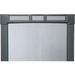 Middle Atlantic Plexi Front Door, 25 RU Racks, Curved - Plexiglas - Black Powder Coat - 25U Rack Height - 46.5" Height x 22" Width x 2.9" Depth