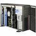 Supermicro CSE-747BTQ-R1K62B Blade Server Cabinet - Rack-mountable, Tower - Dark Gray - 4U - 12 x Bay - 8 x Fan(s) Installed - 2 x 1620 W - 8 x Fan(s) Supported - 3 x External 5.25" Bay - 8 x External 3.5" Bay - 1 x Internal 3.5" Bay - 4x Slot(s) - 2 x US