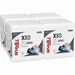 Wypall X80 Folded Wipers - Wipe - 12.50" Width x 12" Length - 50 / Packet - 4 / Carton - White