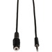 Eaton Tripp Lite Series 3.5mm Mini Stereo Audio Extension Cable for Speakers and Headphones (M/F), 6 ft. (1.83 m) - (M/F), 6-ft."