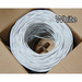 Bytecc Category 6 Bulk Cable, 1000 feet - 1000 ft Category 6 Network Cable for Network Device - First End: Bare Wire - Second End: Bare Wire - White