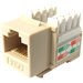 Weltron Cat6 Ivory 110 Keystone Punch Down Jack (44-678C6-IV) - 1 x RJ-45 Network Female - Ivory