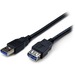 StarTech.com 6 ft Black SuperSpeed USB 3.0 (5Gbps) Extension Cable A to A - M/F - Extend your USB 3.0 SuperSpeed cable by up to an additional 6 feet - usb 3.0 male to female cable - USB 3.2 Gen 1 (5Gbps) extension cord - usb 3 extension cable -usb 3.0 ext