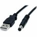 StarTech.com 2m USB to Type M Barrel Cable - USB to 5.5mm 5V DC Cable - Charge your 5V DC devices from your computer through a USB 2.0 port - usb to type m barrel - usb to 5.5mm - usb to 5v dc cable -usb to dc plug