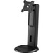 Amer Mounts Height Adjustable Single Monitor Stand for 15" - 24" LCD/LED Flat Panel Screens - Supports up to 17.6lb monitors, +20/- 5 degree tilt, and VESA 75/100