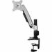 Amer Mounts Articulating Single Monitor Arm for 15"-26" LCD/LED Flat Panel Screens - Supports up to 22lb monitors, +90/- 20 degree tilt and VESA 75/100