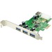 SYBA Multimedia PCI-Express USB 3.0 Host Controller Card - PCI Express 2.0 x1 - Plug-in Card - 4 USB Port(s) - 4 USB 3.0 Port(s)