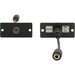 Kramer Wall Plate Insert - 3.5mm Stereo Audio - 1 x Total Number of Socket(s) - 1 x Mini-phone Port(s)